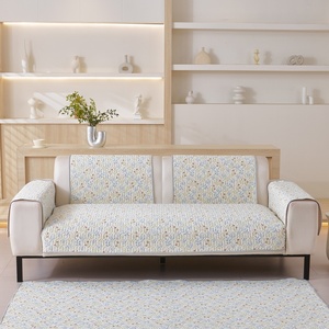<span class=keywords><strong>Housse</strong></span> <span class=keywords><strong>de</strong></span> <span class=keywords><strong>canapé</strong></span> en coton imprimé floral pastoral, grande taille, coussin <span class=keywords><strong>de</strong></span> siège respirant, protection anti-poussière pour meubles, pour la décoration intérieure - Product Image 3