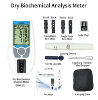 Équipement de test sanguin biochimique sec 7 en 1, CREATININE/acide urique/urée TC, HDL, rapport CHOL/HDL