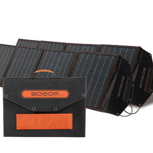 Generador de Energía para Acampar en Casa, Estación de Energía Portátil para Balcón, Paneles Solares Monocristalinos de 200w, Flexibles y Plegables, Celdas de 24v - Product Image 1