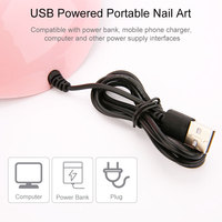 USB rose 54W 18LEDS lampe à LED UV sèche-ongles pour tous les Types de vernis gel vernis à ongles durcissant la machine de manucure