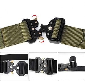Free Sample Tactical <b>Belt</b> Adjustable Nylon <b>Belt</b> with Quick Release Metal Buckle Ideal for Equipment <b>Belt</b>, Daily <b>Belt</b>, <b>Work</b> <b>Belt</b> - Product Image 4