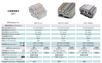 Bloc de bornes à ressort modulaire bipolaire QPT-4HESI PTC 4-HESI (5X20) avec connexion à enfoncement, LED, rail DIN, automobile