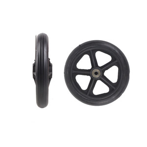 Wheelchair Swivel <b>Wheel</b> 6 7 8 Inch Solid Tire Front <b>Wheel</b> For <b>Replacement</b> Repair Fitness Equipment - Product Image 1