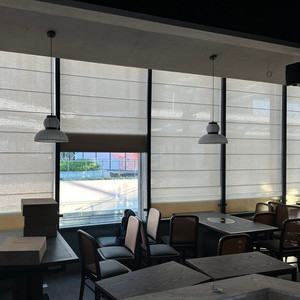 Nội Thất Thiết Kế Mới La Mã Bóng Râm Mù Vải Kem Chống Nắng Và Màn Rèm Với Hướng Dẫn Sử Hoặc Cơ Hệ Thống Kỹ Thuật Đồng Bằng - Product Image 5