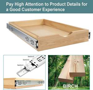 Pvc porte d'armoire de cuisine haute brillance Shaker armoires de luxe personnalisé usine moderne populaire modèle étanche - Product Image 6