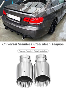 Embout d'échappement SYPES universel AK <span class=keywords><strong>REMUS</strong></span> 304 embout de silencieux en acier inoxydable tailles personnalisées gratuites logo couleur 51/60/63/76/90 MM 2/3 pouces - Product Image 3