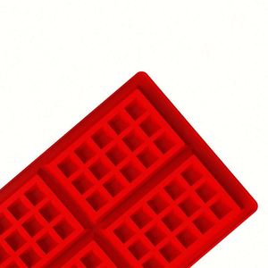 Moule à savon 3D en silicone à 6 cavités, forme gaufre ronde, pour fromage, biscuits, gâteaux, résine, sans BPA - Product Image 4