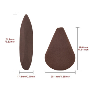 Esponja de Maquillaje de Viaje, Esponja Cosmética Multifacética, Aplicador Ligero, Sin Grumos, para un Maquillaje Uniforme - Product Image 2