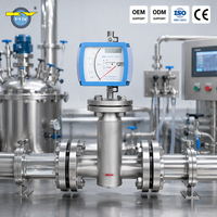Offre Spéciale KY AMH : Rotamètre Horizontal en Métal SS316 4-20mA pour la Mesure de Liquides Chimiques et de Gaz Industriels dans les Conduites