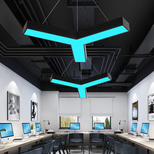 ไฟห้อย LED ทรงหกเหลี่ยมสำหรับตกแต่งคลับฟิตเนสเซ็นเตอร์ไฟเพดานแบบ DIY - Product Image 5