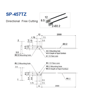 Sonde d'inspection à fibre optique à réflexion opposée de type plaque pour capteur optique, fournisseur chinois de capteurs, pour FU-56TZ - Product Image 4