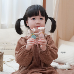 Muñeco de Ratón de Arte Nórdico CPC, Adorable con Alas de Ángel, Ecológico, Multicolor, Juguete de Peluche de 9-10CM, Algodón y Poliéster, con Peso, para Cumpleaños - Product Image 4