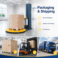 Machine d'emballage automatique de palettes logistiques électriques avec pré-étirement pour l'emballage de produits alimentaires, de boissons et de marchandises