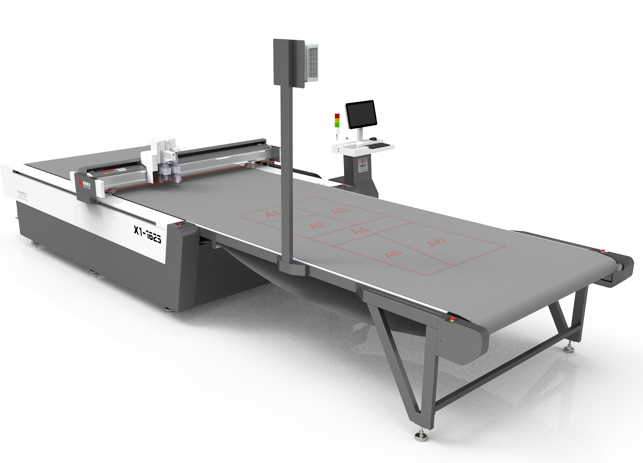 Ocillating Digital Cuttinng Machine for Leather Plywood KT Board Foam Board and Arylic · image 3