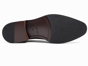 Mocasines Negros de Cuero Genuino para Hombre, con Hebilla Metálica, Transpirables, con Punta Suave, para Oficina, Negocios, Invierno, Bodas - Product Image 5