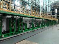 Ligne de production de galvanisation à chaud semi-automatique continue avec des machines de pliage