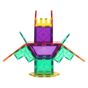 JOJTOP OEM ODM 90-teiliges Magnetisches Bausteine-Set - Farbige Plastik-Lernspielzeuge für Kinder BESTSELLER - Product Image 4