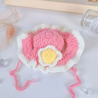 Gorros de Lana Tejidos para Mascotas, Perros y Gatos, con Diseño de Dibujos Animados, Accesorios y Disfraces Hechos a Mano para Todas las Estaciones