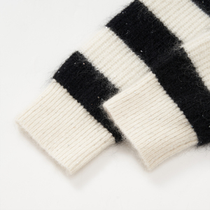 <b>Women's</b> Casual Oversize V Neck <b>Long</b> Sleeve Knitted Pullover Sweater for Winter Low MOQ - Product Image 4