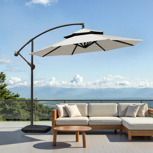 Sombrilla Banana de Estilo Moderno para Ocio al Aire Libre Protección Solar en Patio Balcón Playa Piscina <span class=keywords><strong>Terraza</strong></span> Parque para Hoteles - Product Image 1