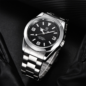 Orologio da <span class=keywords><strong>Uomo</strong></span> Benyar 5177 in Acciaio Inossidabile, Luminoso, <span class=keywords><strong>di</strong></span> <span class=keywords><strong>Marca</strong></span> Top, Lussuoso, <span class=keywords><strong>di</strong></span> Alta Qualità, per Affari, Idea Regalo - Product Image 6