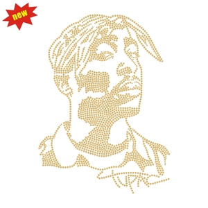 Bán hàng đầu! Lấp lánh Rhinestone chuyển Thiết kế Bling tùy chỉnh sắt trên Rhinestone chuyển <span class=keywords><strong>Motif</strong></span> - Product Image 4