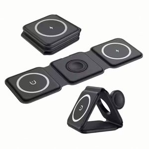 Portable Fast <b>Charging</b> Wireless Charger 15W PD Foldable <b>3</b> in 1 Magnetic Wireless <b>Charging</b> Station for Phone <b>3</b> in 1 Other Devices - Product Image 1