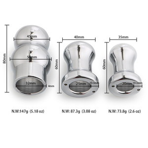 Металлическая полая Анальная пробка - Product Image 3