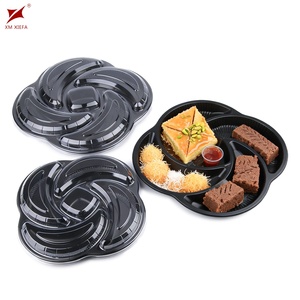 Conteneur alimentaire jetable personnalisé en <span class=keywords><strong>PET</strong></span>, compatible micro-ondes, pour vente en gros OEM - Product Image 1