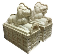 Moule en plastique ABS haute précision pour statue de lion, décoration de jardin, moules en béton 3D, utilisation extérieure, marque Reazone, modèle avec service de 3 ans