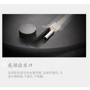 Plateau à thé chinois traditionnel en forme <span class=keywords><strong>de</strong></span> pipe, design créatif, couleur noire, pour la maison ou le bureau, plateau <span class=keywords><strong>de</strong></span> service pour la cérémonie du thé Gongfu - Product Image 6