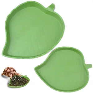 Turtle feeding bowl feeder pet crawling frog lizard supplies utensils