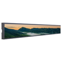 23.1 37 bord d'étagère personnalisé signalisation numérique intérieure barre d'étirement Ultra large moniteur d'affichage LCD écran publicitaire magasin de détail