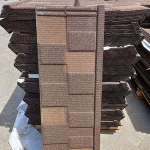 Tegola metallica rivestita in pietra colorata per tegole in acciaio alukink lamiera di colore <span class=keywords><strong>copertura</strong></span> in sabbia tegola rivestita in pietra - Product Image 1