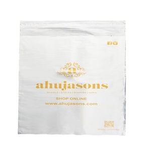 Bolsa de embalaje de ropa de almidón de maíz PLA biodegradable personalizable OEM prendas de plástico PBAT compostables Lado de 25 micras de espesor - Product Image 1