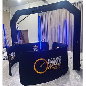 Gran oferta portátil Selfie Overhead Photo Booth 360 Shell Kiosk Props Machine con vidrio transparente 360 - Product Image 3