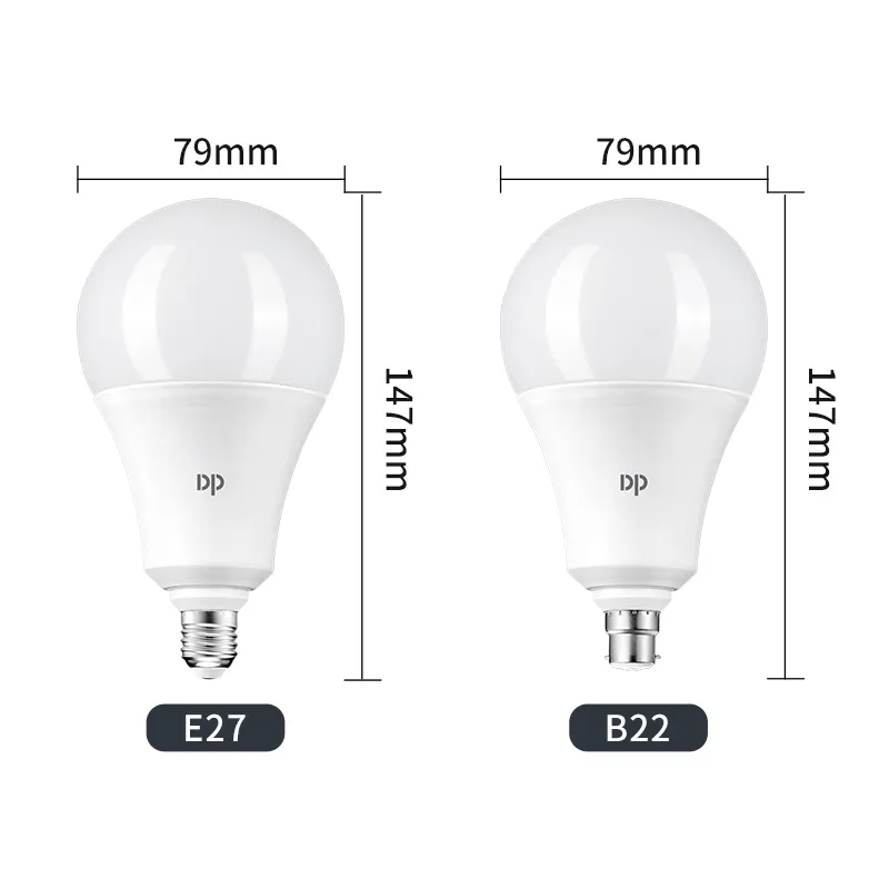 DP High Power Bulb 28W Factory Price Led A Bulb Spare E27 B22 Electric Energy Saving Led Bulb