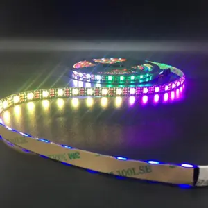 แถบไฟ LED DMX RGB แบบดิจิตอลสำหรับตกแต่งรูปม้าวิ่ง2812เทศกาลคริสต์มาส ws2813 WS2812B ws2811