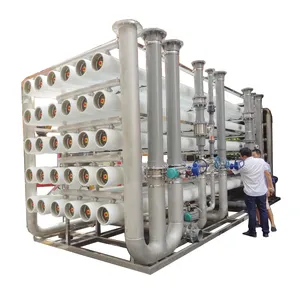 Planta de Tratamiento de Agua de ósmosis inversa, planta de tratamiento de aguas residuales para reutilización de agua, a gran escala, 100TPH RO