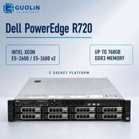 Machines virtuelles à mémoire évolutrice, applications cloud de base de données, serveur Dell PowerEdge R720 à deux processeurs, 2U, en rack