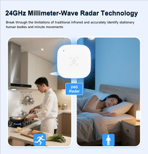 투야 와이파이 스마트 Iot 밀리미터 웨이브 레이더 배터리 구동 인간 존재 모션 센서 - Product Image 4