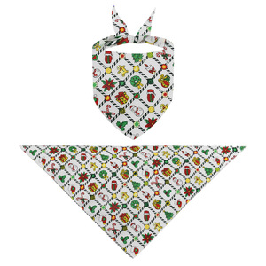 عيد الميلاد حيوان أليف مثلث باندانا كلب القط وشاح باندانا للحيوانات الأليفة الصغيرة متوسطة الحجم - Product Image 2