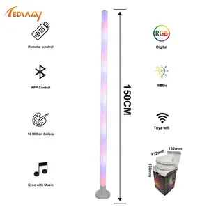 DIY Smart Decorative RGB Standing Floor Lamps Colorful Corner Stand Light For Living Room