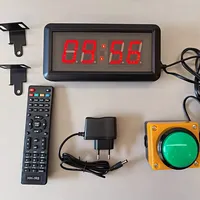 Beliebter Spiel-Challenge-Timer: 10-Sekunden-Sportspiel-Countdown mit LED-Digitalanzeige, 15 Zoll, 4-stellig, Metallmodell