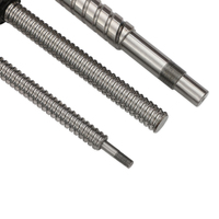 Tornillo de Bolas Laminado SFU1605 SFU1610 GCr15 con Tuerca de Brida y Eje de 1000mm para Router CNC, Robótica y Equipos de Automatización