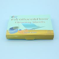 Feuilles de nettoyage de sol domestiques pour nettoyer les feuilles de concentré de nettoyant de sol parfumées solubles dans l'eau