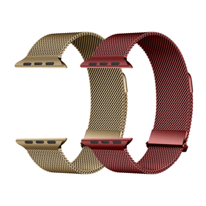 <span class=keywords><strong>Bracelet</strong></span> de montre en acier inoxydable à mailles de qualité supérieure CM <span class=keywords><strong>Bracelet</strong></span> milanais à double aimant pour <span class=keywords><strong>Apple</strong></span> <span class=keywords><strong>Watch</strong></span> 38 40 41 42 44 45 46 49mm - Product Image 4