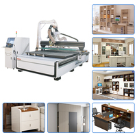 Çok Fonksiyonlu 1325 ATC CNC Router Otomatik Takım Değiştirici 9kW Hava Soğutmalı Mili Ahşap Metal Akrilik İşleme için