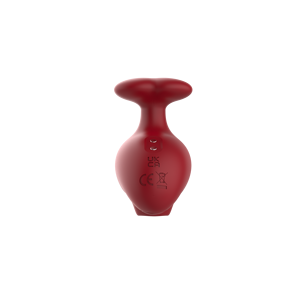 USB Powered Heart-Shaped Sex Toy Massager 10-Speed Frequency G-Spot <b>Vibrator</b> Wine Red Dildo 100% Waterproof Silicon+ABS for - Product Image 6