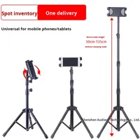 Support multifonctionnel pour trépied pliable sur pied pour iPad